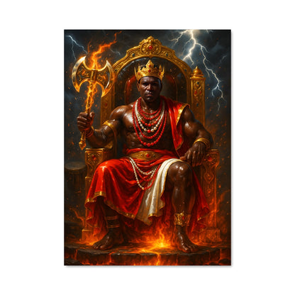 Poster Trône de Flammes