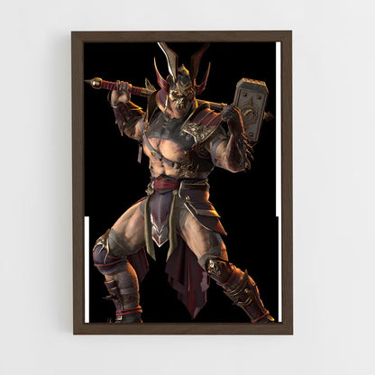 ap-shao kahn-4 cadre Bois foncé