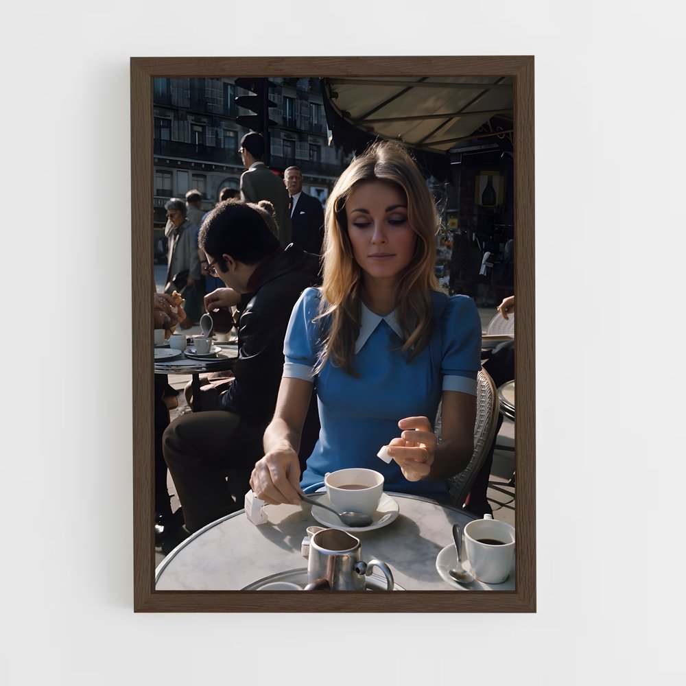 ap-sharon tate-6 cadre Bois foncé