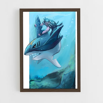 ap-sharpedo-3 cadre Bois foncé