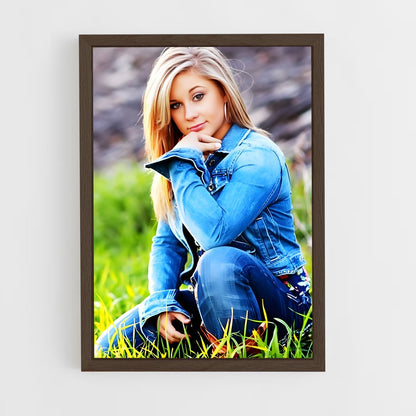 ap-shawn johnson-1 cadre Bois foncé