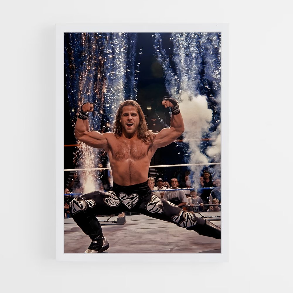 ap-shawn michaels-1 cadre Blanc