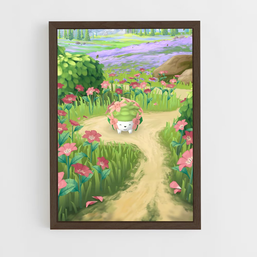 ap-shaymin-3 cadre Bois foncé