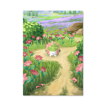 Poster Shaymin en Fleurs