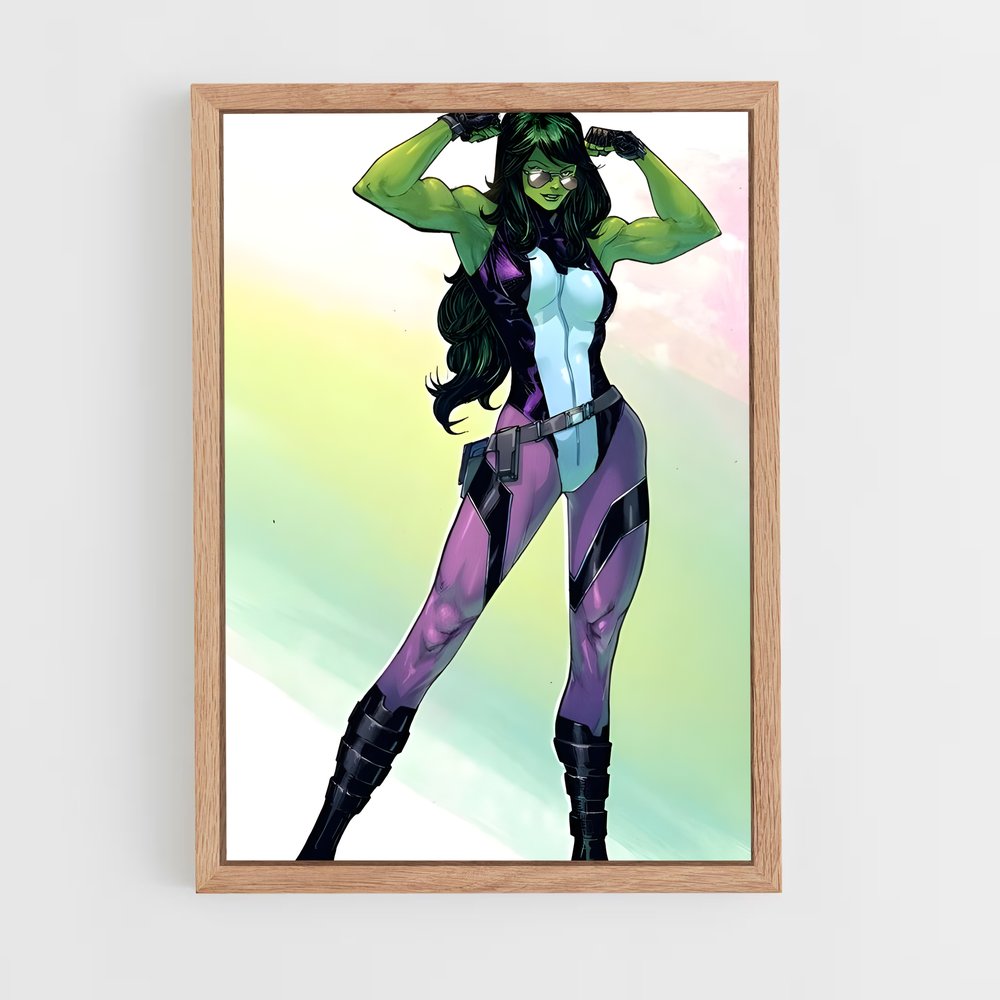 ap-she hulk-3 cadre Bois clair