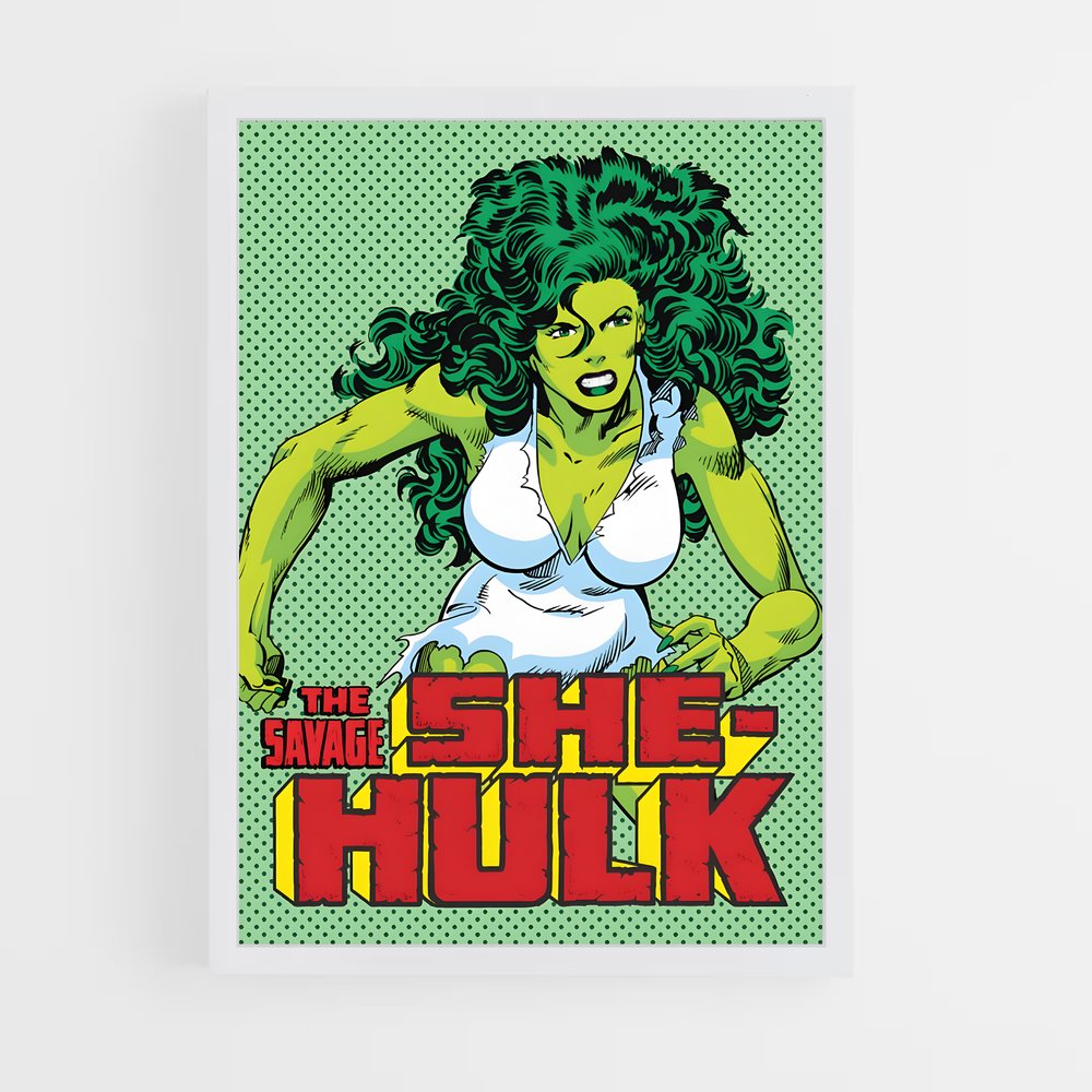 ap-she hulk-9 cadre Blanc