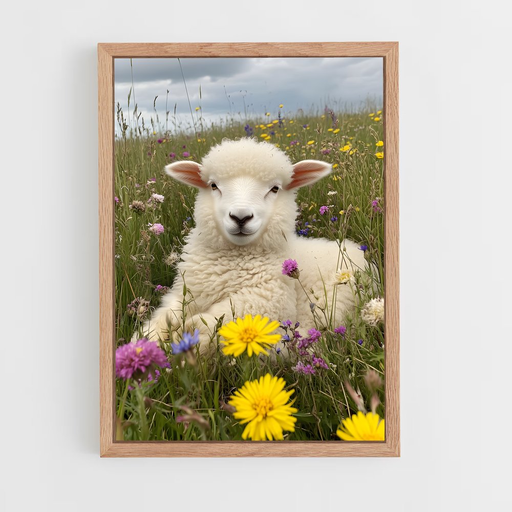 ap-sheep-1 cadre Bois clair