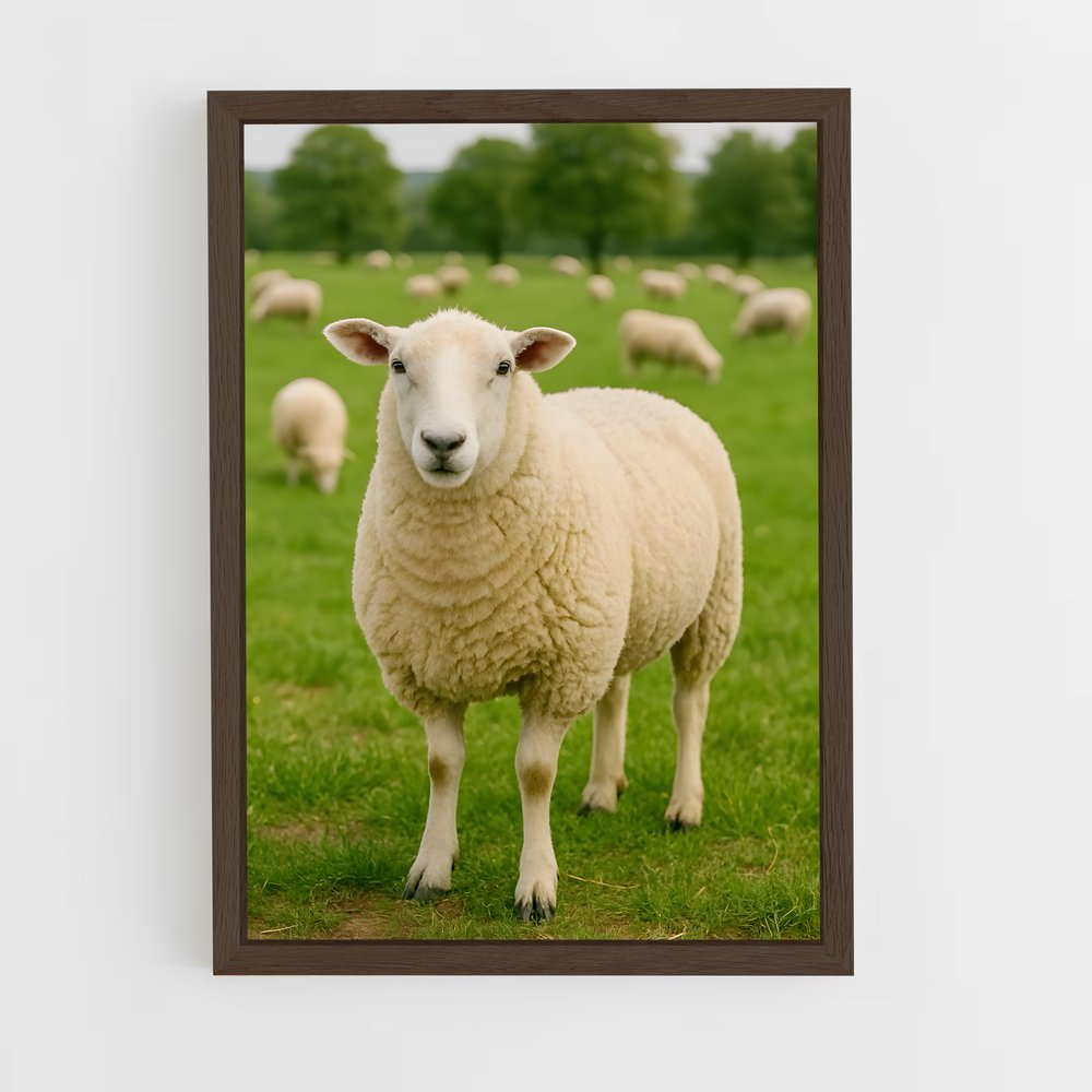 ap-sheep-3 cadre Bois foncé