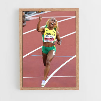 ap-shelly-ann fraser-pryce-1 cadre Bois clair