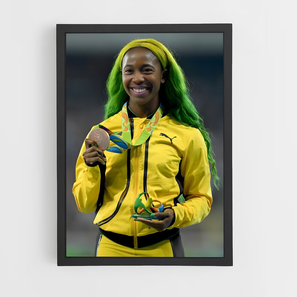 ap-shelly-ann fraser-pryce-4 cadre Noir