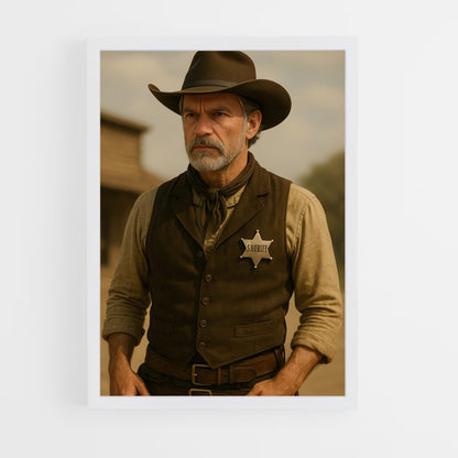 ap-sheriff-1 cadre Blanc