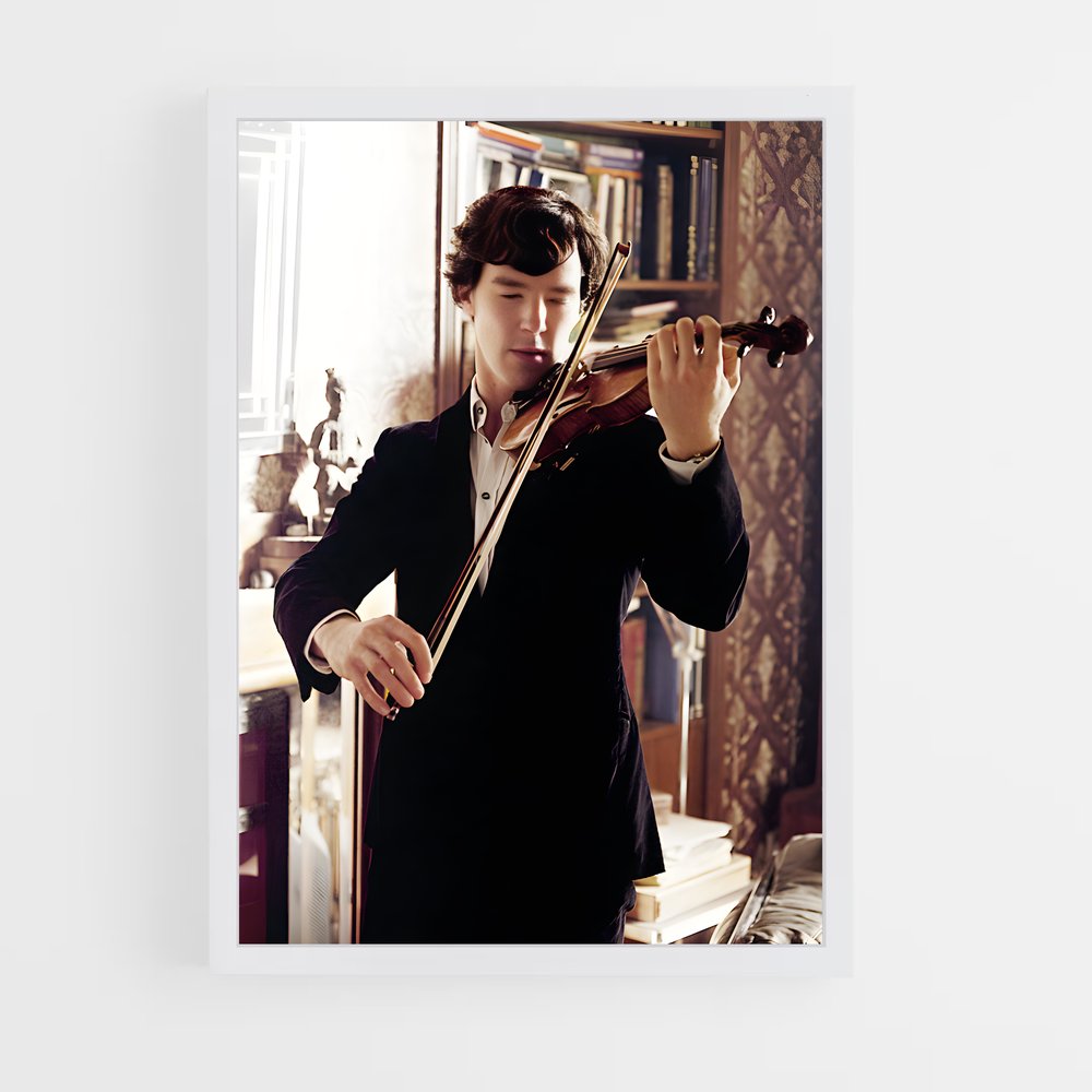 ap-sherlock holmes-5 cadre Blanc