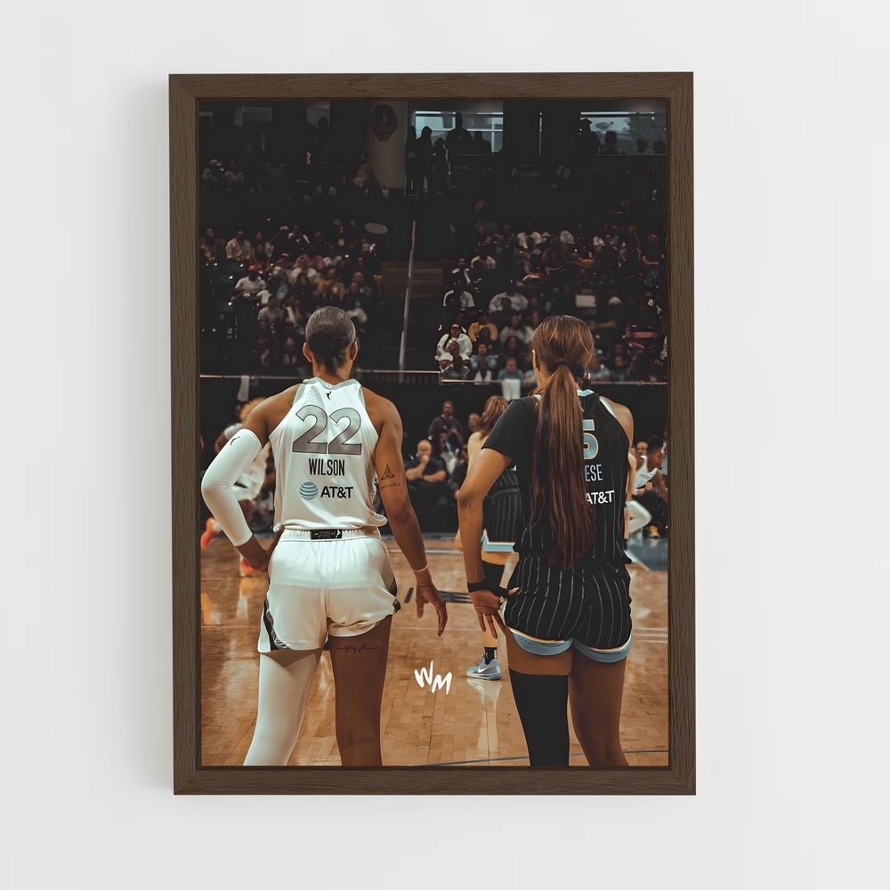 ap-sheryl swoopes-3 cadre Bois foncé