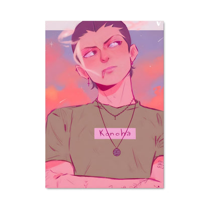 Poster Shikamaru au Ciel Rose