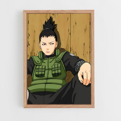 ap-shikamaru nara-1 cadre Bois clair