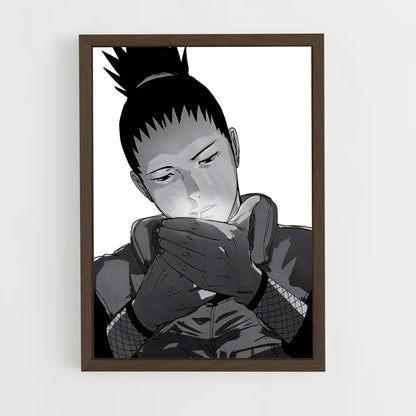 ap-shikamaru nara-2 cadre Bois foncé