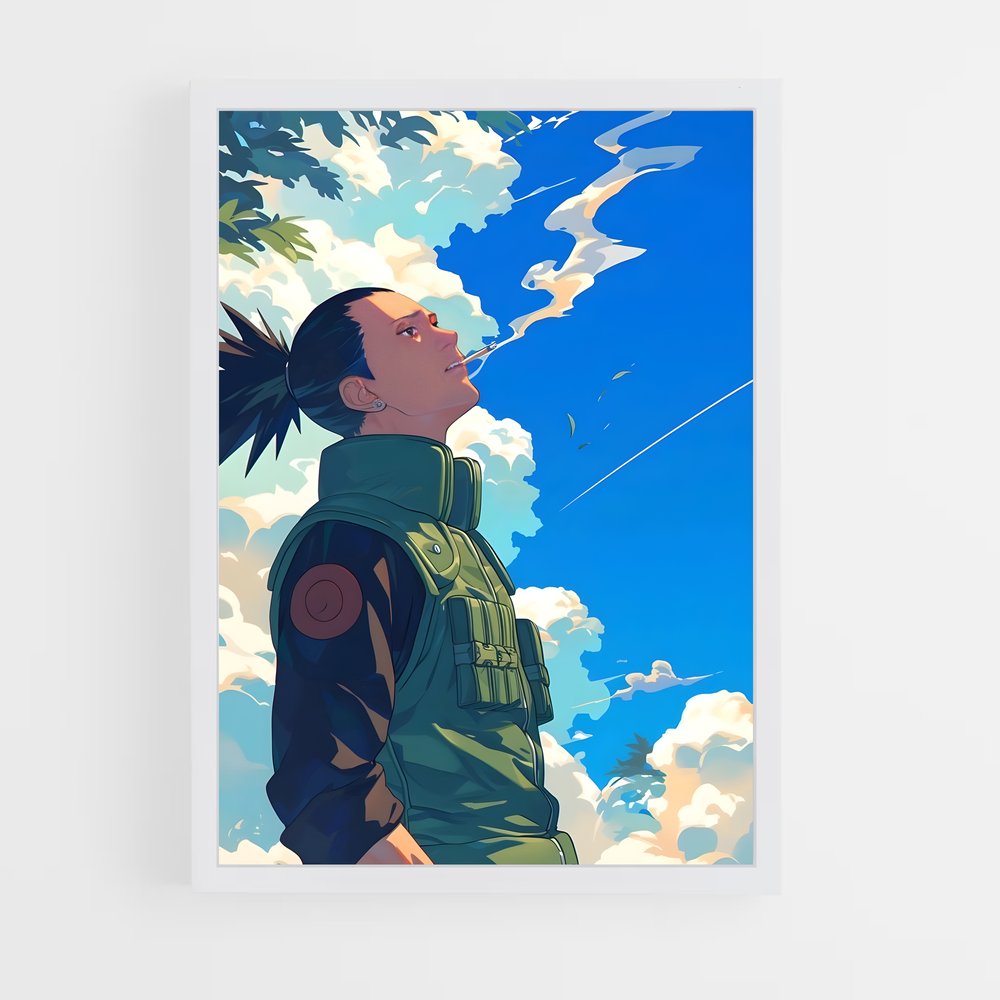 ap-shikamaru nara-4 cadre Blanc