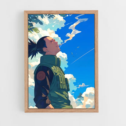 ap-shikamaru nara-4 cadre Bois clair