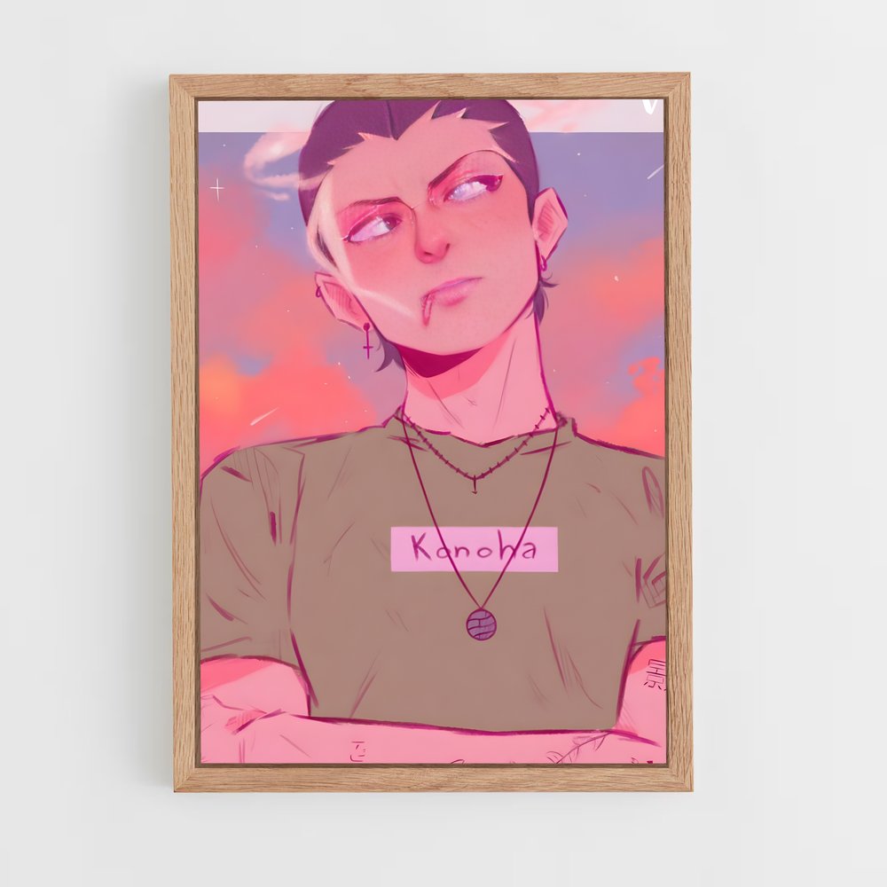 ap-shikamaru nara-5 cadre Bois clair