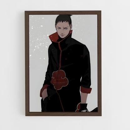 ap-shikamaru nara-6 cadre Bois foncé