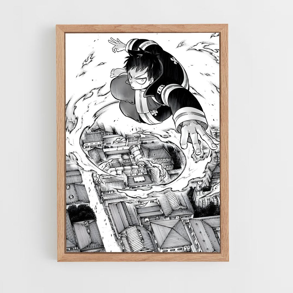 ap-shinra kusakabe-5 cadre Bois clair
