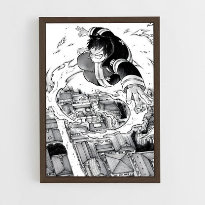 ap-shinra kusakabe-5 cadre Bois foncé