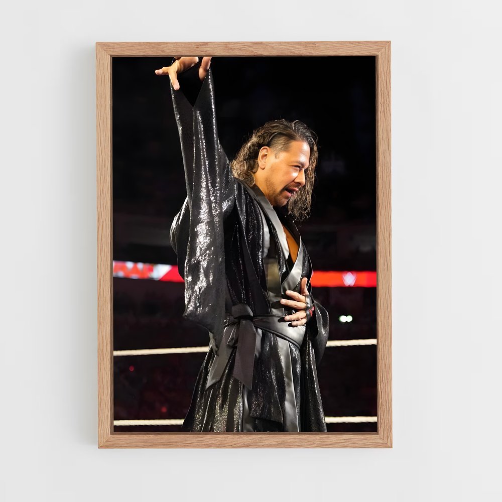 ap-shinsuke nakamura-1 cadre Bois clair