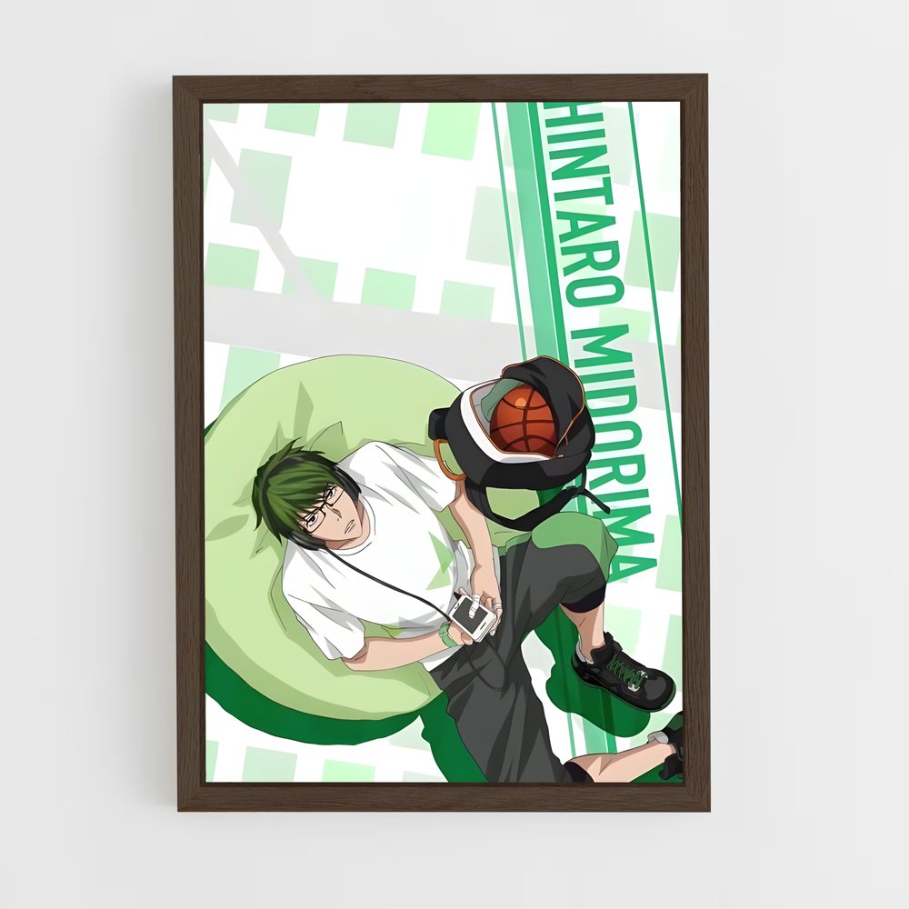 ap-shintaro midorima-2 cadre Bois foncé