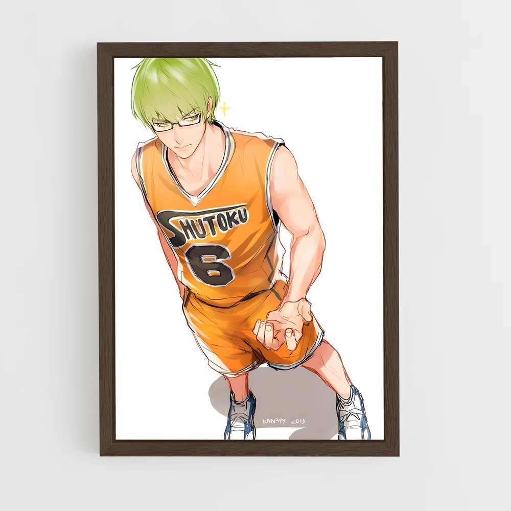 ap-shintaro midorima-3 cadre Bois foncé