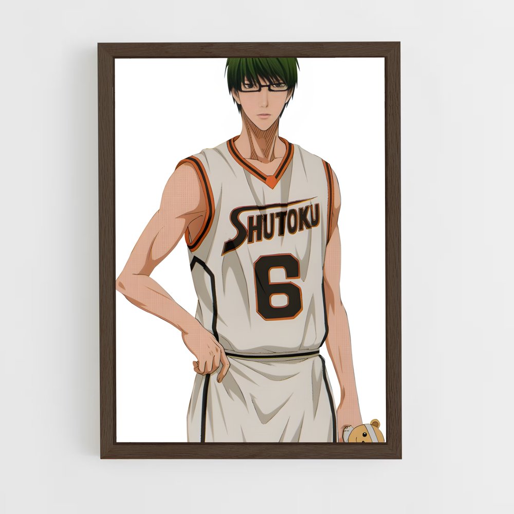 ap-shintaro midorima-4 cadre Bois foncé