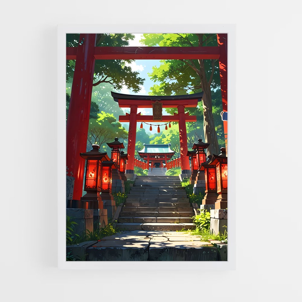 ap-shinto shrine-5 cadre Blanc
