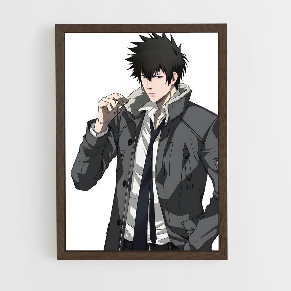 ap-shinya kogami-2 cadre Bois foncé