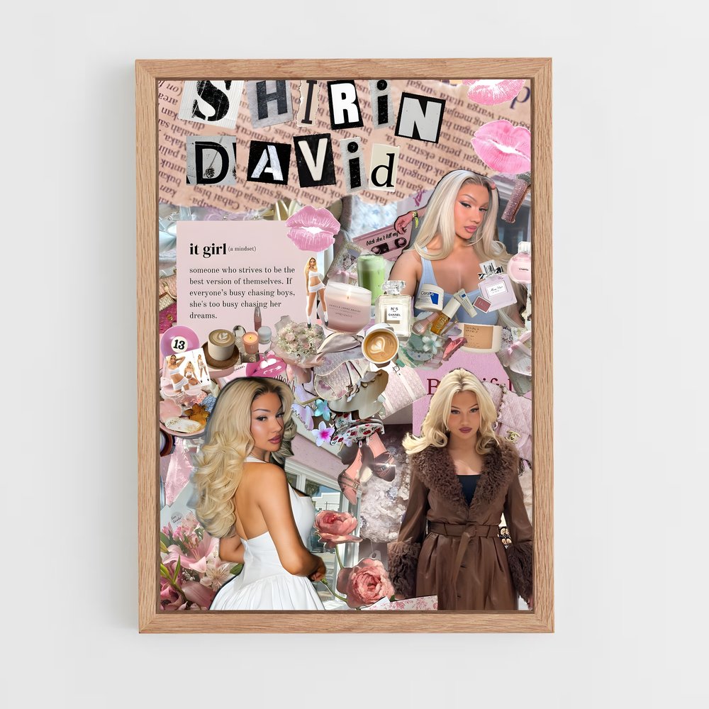 ap-shirin david-2 cadre Bois clair