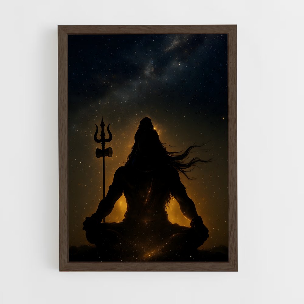 ap-shiva-4 cadre Bois foncé