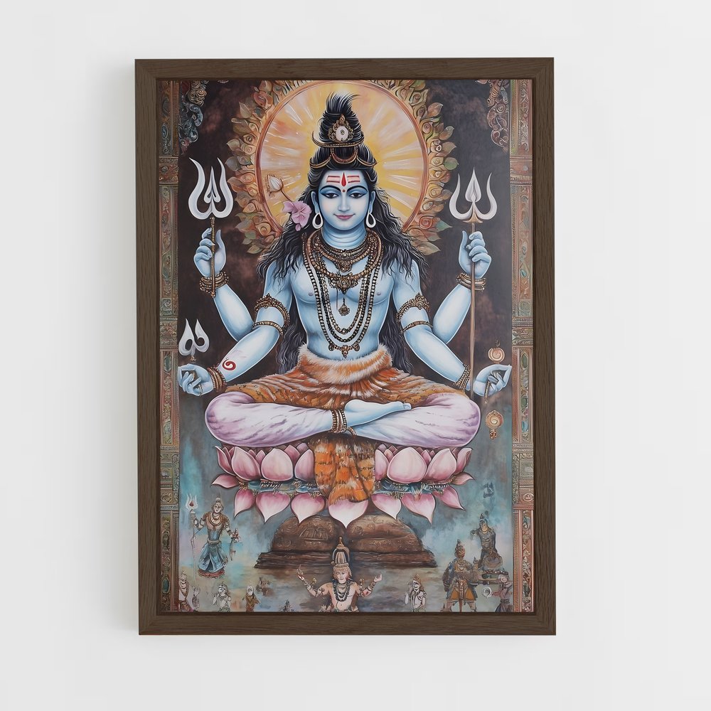 ap-shiva-5 cadre Bois foncé