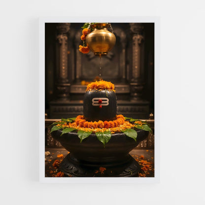 ap-shiva lingam-1 cadre Blanc