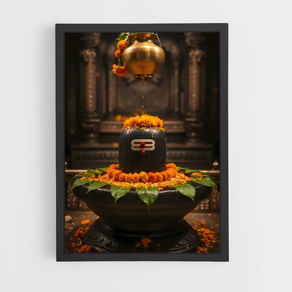 ap-shiva lingam-1 cadre Noir