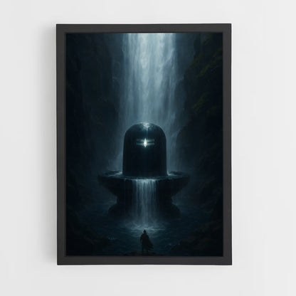 ap-shiva lingam-2 cadre Noir