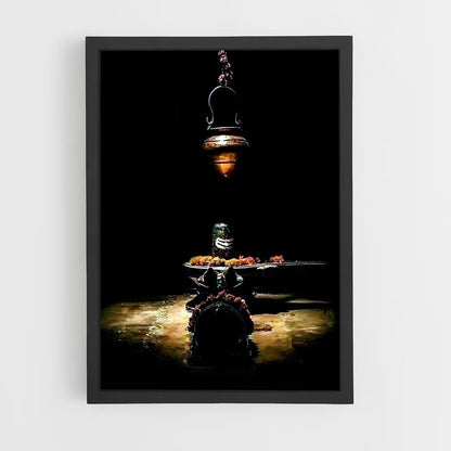 ap-shiva lingam-9 cadre Noir
