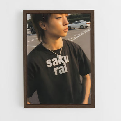 ap-sho sakurai-2 cadre Bois foncé