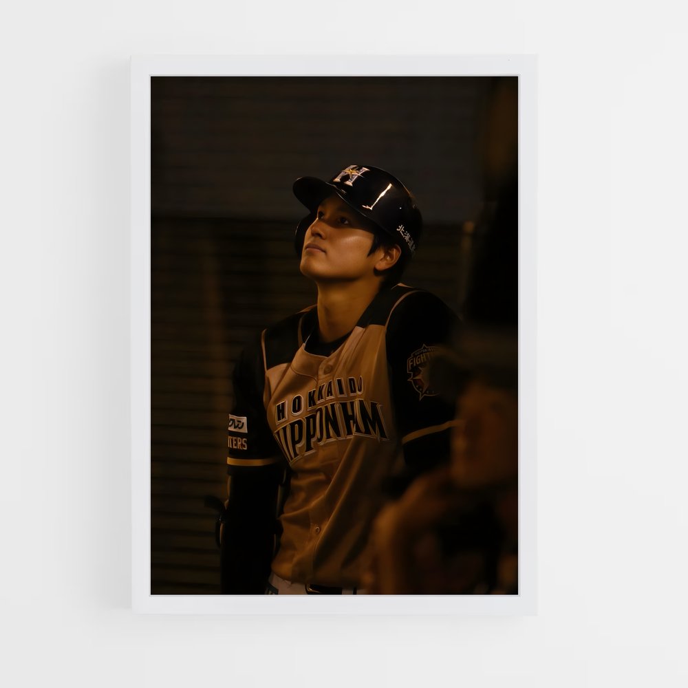 ap-shohei ohtani-10 cadre Blanc