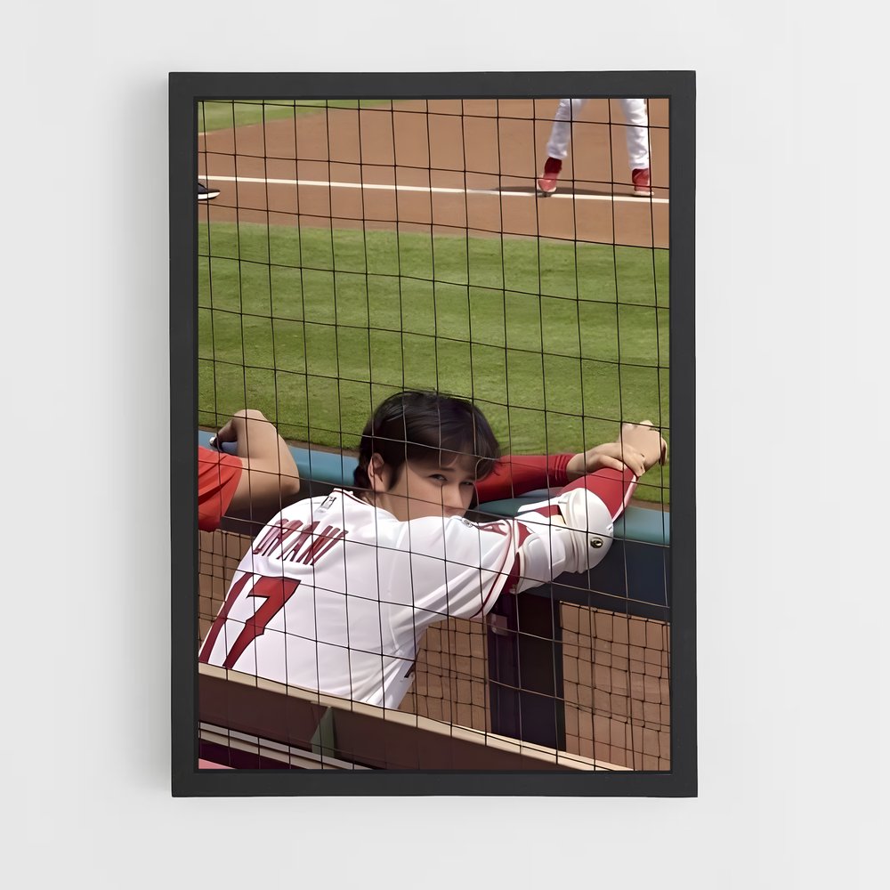 ap-shohei ohtani-3 cadre Noir