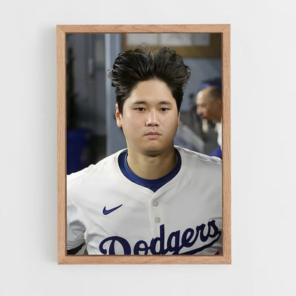 ap-shohei ohtani-5 cadre Bois clair