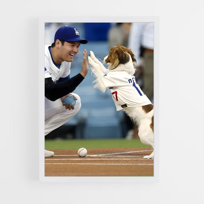 ap-shohei ohtani-7 cadre Blanc
