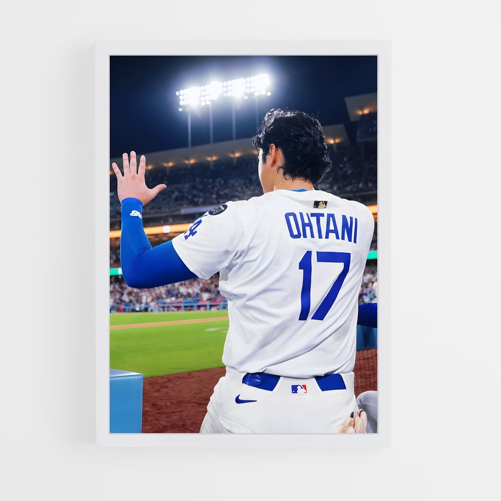 ap-shohei ohtani-8 cadre Blanc