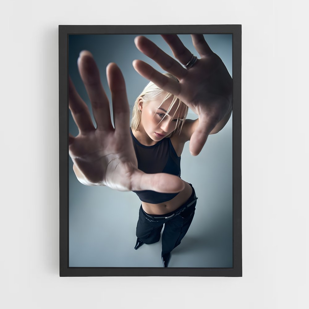 ap-shoot gesture-2 cadre Noir