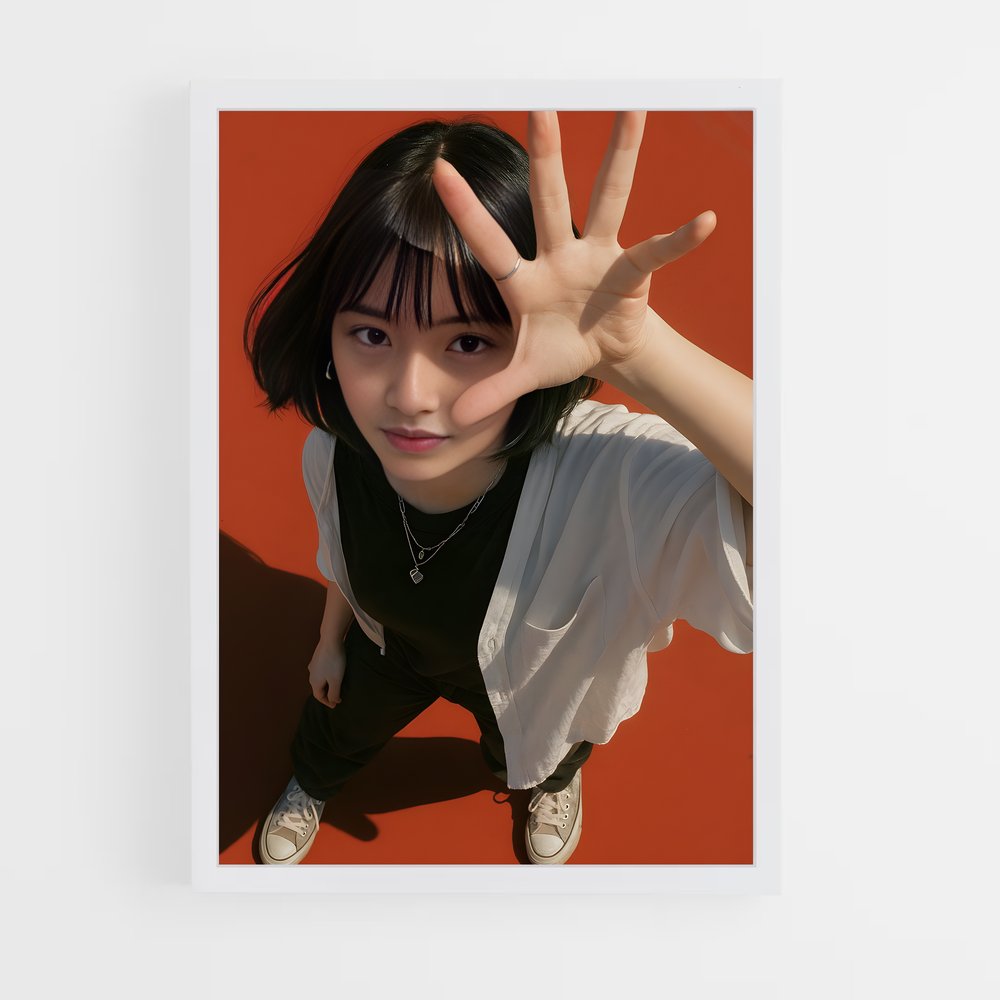 ap-shoot gesture-8 cadre Blanc