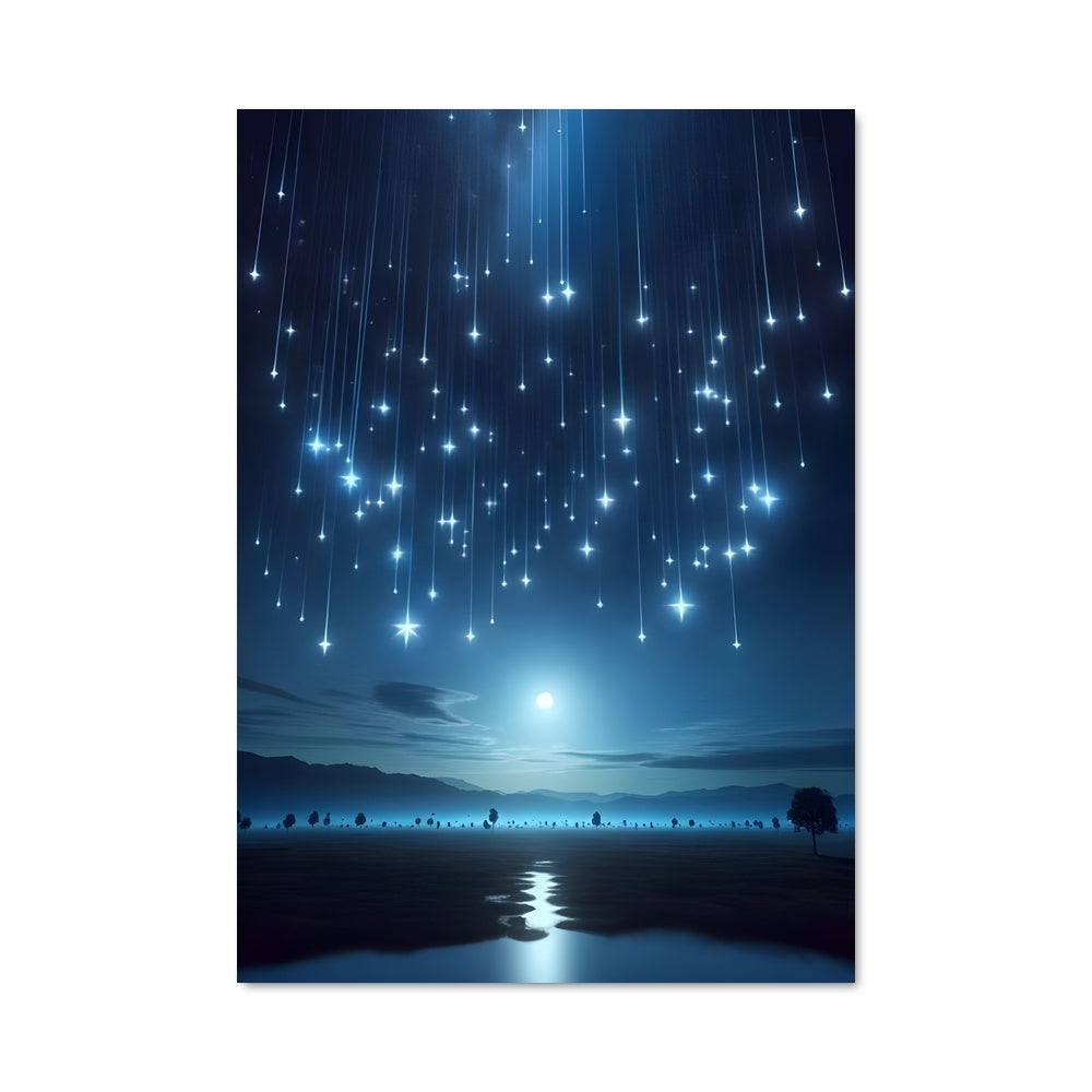 Poster Étoiles Réfléchissantes