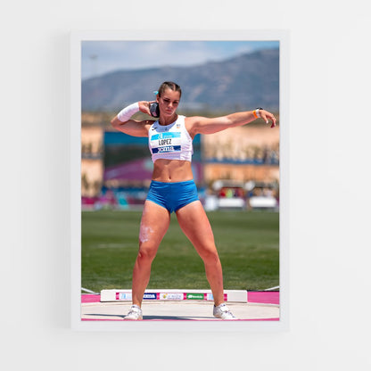 ap-shot put-2 cadre Blanc