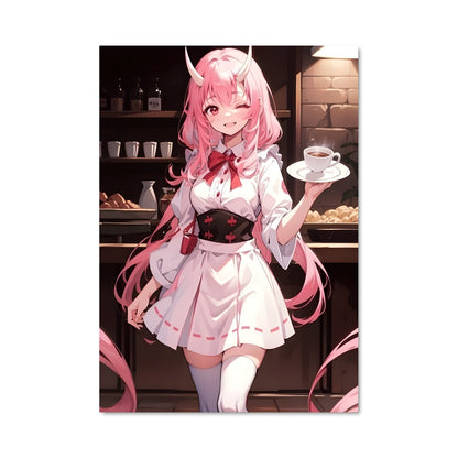 Poster La Fille au Tasse